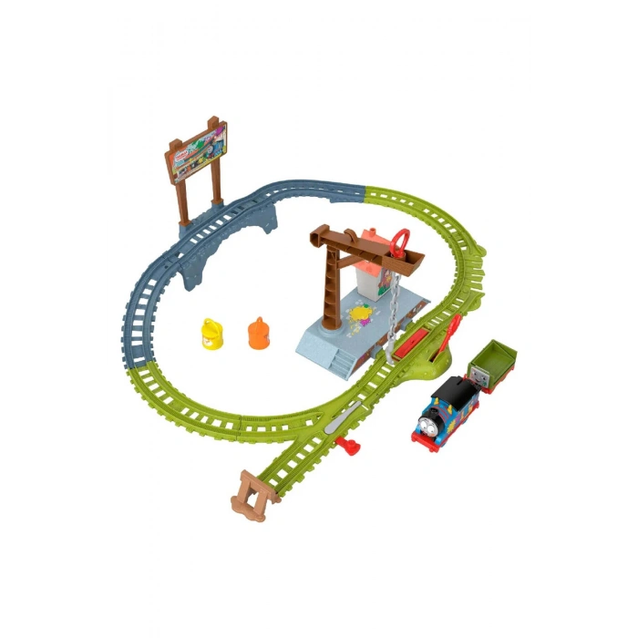 Thomas ve Arkadaşları Boya Teslimatı Motorlu Tren Seti HTN34