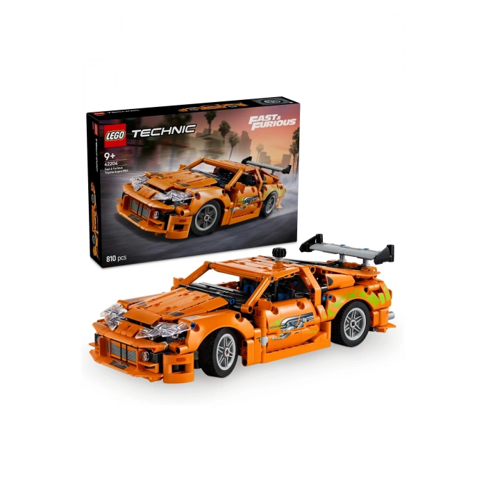 ® Technic Fast and Furious Toyota Supra MK4 42204 - 9+ Oyuncak Model Yapım Seti (810Parça)