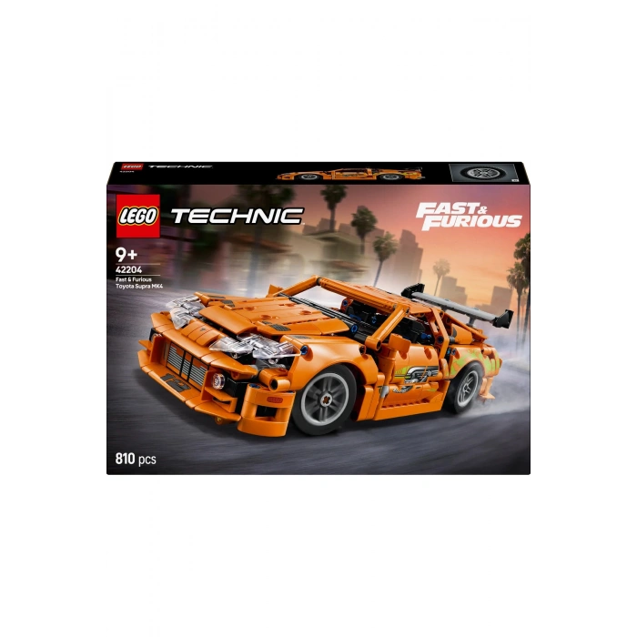 ® Technic Fast and Furious Toyota Supra MK4 42204 - 9+ Oyuncak Model Yapım Seti (810Parça)