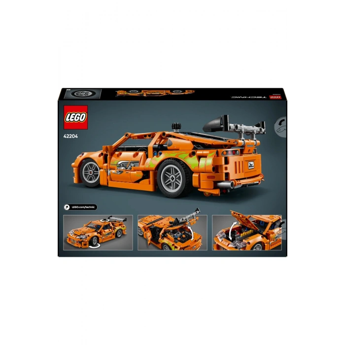 ® Technic Fast and Furious Toyota Supra MK4 42204 - 9+ Oyuncak Model Yapım Seti (810Parça)