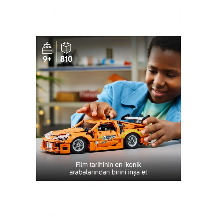 ® Technic Fast and Furious Toyota Supra MK4 42204 - 9+ Oyuncak Model Yapım Seti (810Parça)