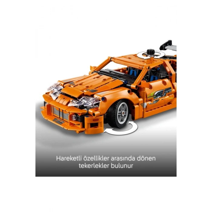 ® Technic Fast and Furious Toyota Supra MK4 42204 - 9+ Oyuncak Model Yapım Seti (810Parça)