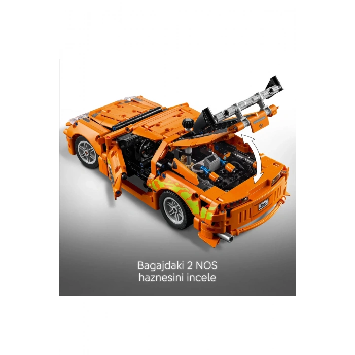 ® Technic Fast and Furious Toyota Supra MK4 42204 - 9+ Oyuncak Model Yapım Seti (810Parça)