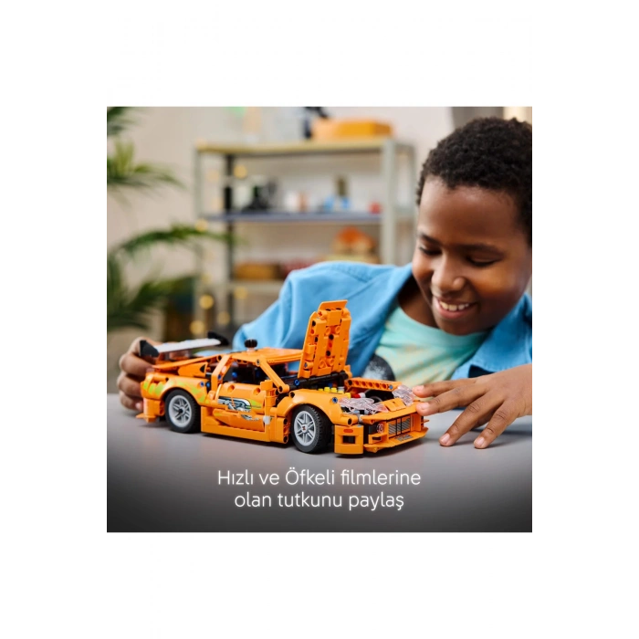 ® Technic Fast and Furious Toyota Supra MK4 42204 - 9+ Oyuncak Model Yapım Seti (810Parça)