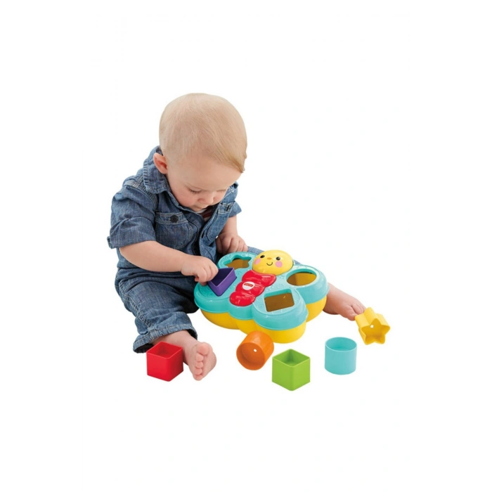 Fisher-Price Şekil Eşleştirme Arkadaşı Kelebek, 6 Bloklu, Şekil Eşleştirme Oyunu CDC22