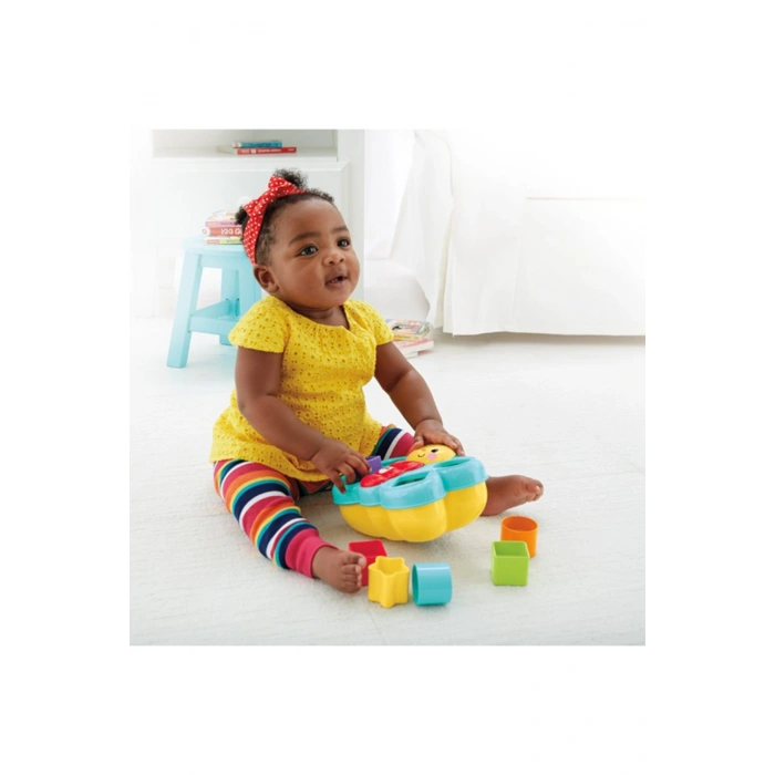 Fisher-Price Şekil Eşleştirme Arkadaşı Kelebek, 6 Bloklu, Şekil Eşleştirme Oyunu CDC22