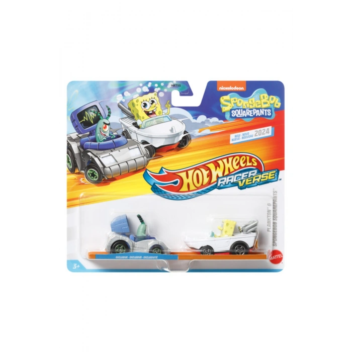 RacerVerse İkili Arabalar Plankton & Spongebob Squarepants HRT85