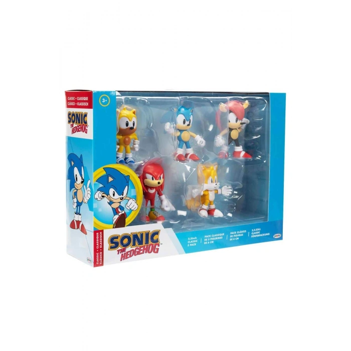 Sonic 5li Figür Seti 6 cm - Lisanslı