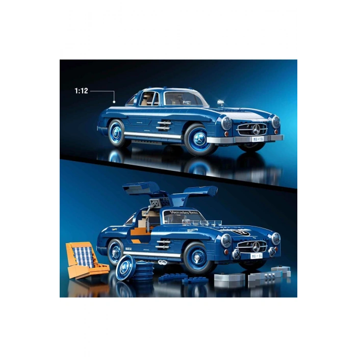 Premium Serisi Mercedes-Benz 300 SL Yapım Seti 1600 Pa