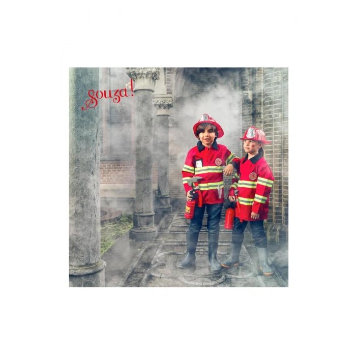 İtfaiyeci Kostümü - 4-7 Yaş