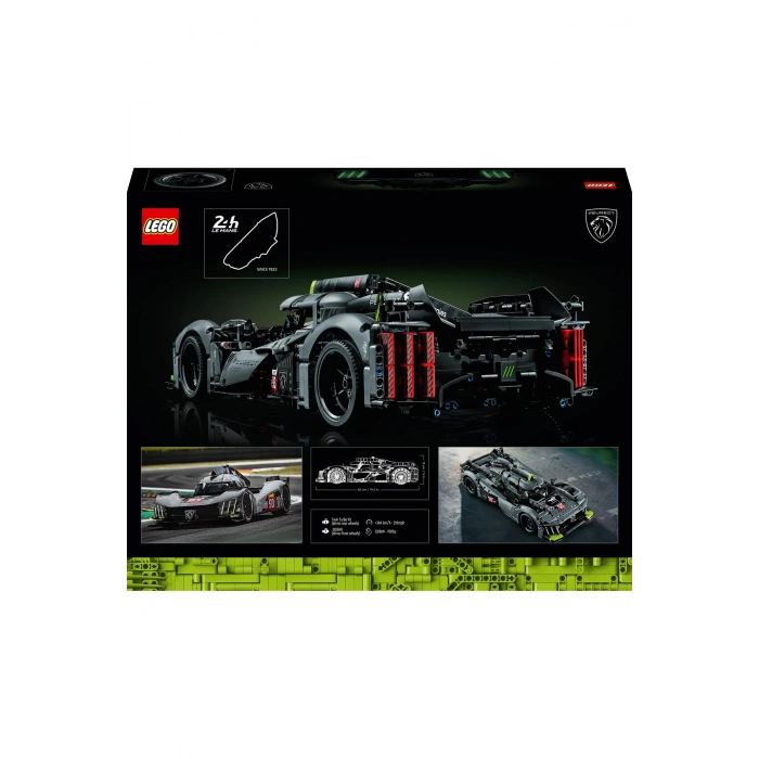 ® TechnicPEUGEOT 9X8 24H Le Mans Hybrid Hypercar 42156 18+ Koleksiyonluk Model Yapım Seti (1775P)