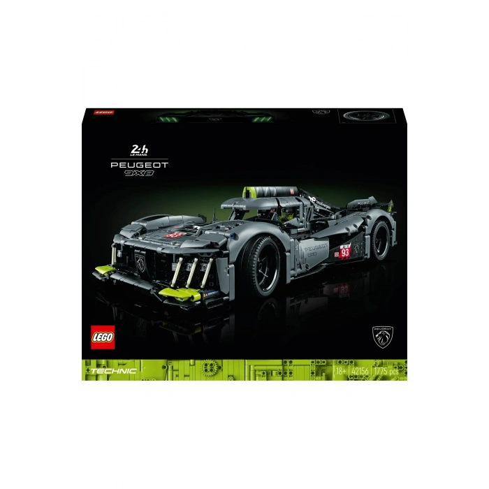® TechnicPEUGEOT 9X8 24H Le Mans Hybrid Hypercar 42156 18+ Koleksiyonluk Model Yapım Seti (1775P)