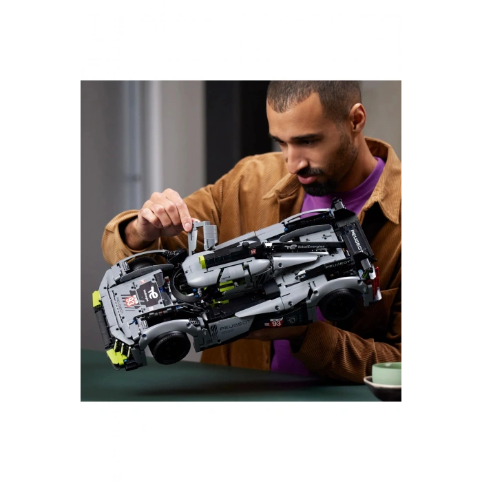 ® TechnicPEUGEOT 9X8 24H Le Mans Hybrid Hypercar 42156 18+ Koleksiyonluk Model Yapım Seti (1775P)