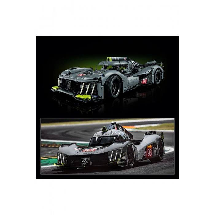 ® TechnicPEUGEOT 9X8 24H Le Mans Hybrid Hypercar 42156 18+ Koleksiyonluk Model Yapım Seti (1775P)