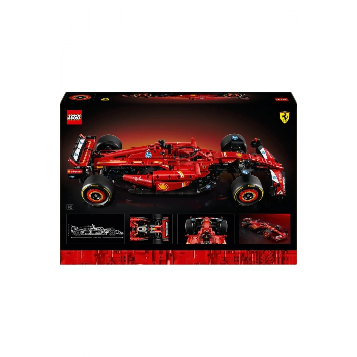 ® Technic Ferrari SF-24 F1 Araba 42207 - Yetişkinler için Koleksiyonluk Model Yapım Seti (1361P)