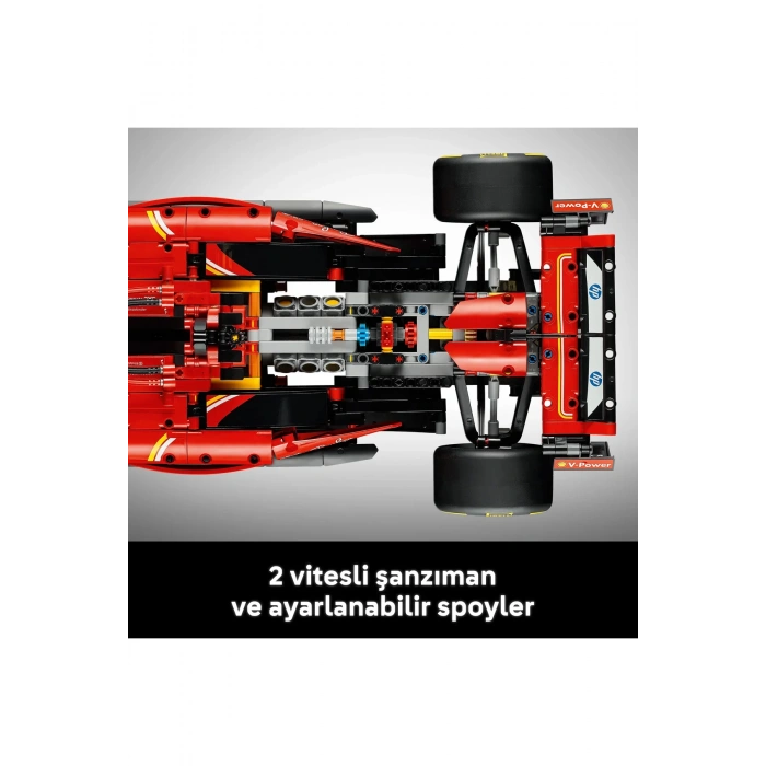 ® Technic Ferrari SF-24 F1 Araba 42207 - Yetişkinler için Koleksiyonluk Model Yapım Seti (1361P)