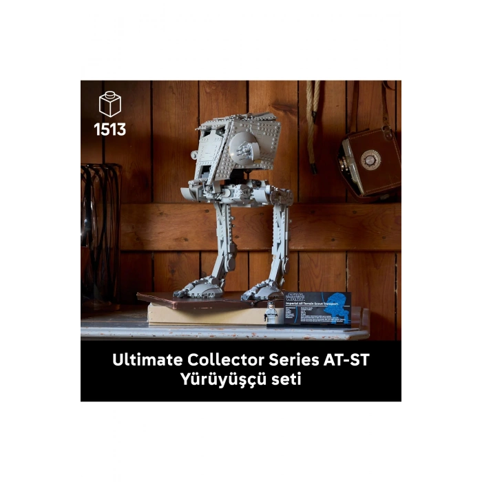 ® Star Wars™ AT-ST™ Walker 75417 - Yetişkinler için Koleksiyonluk Model Yapım Seti (1513P)