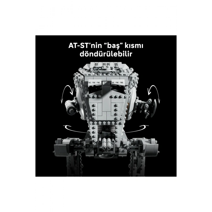 ® Star Wars™ AT-ST™ Walker 75417 - Yetişkinler için Koleksiyonluk Model Yapım Seti (1513P)
