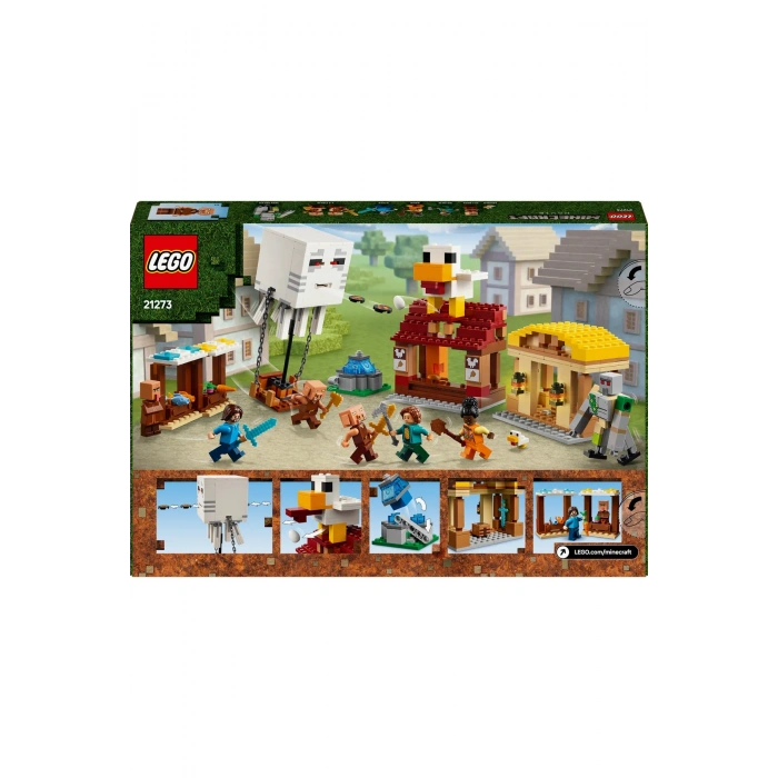 ® Minecraft® Hortlak Balon Köy Saldırısı 21273 - 10+ Yaratıcı Oyuncak Yapım Seti (555Parça)