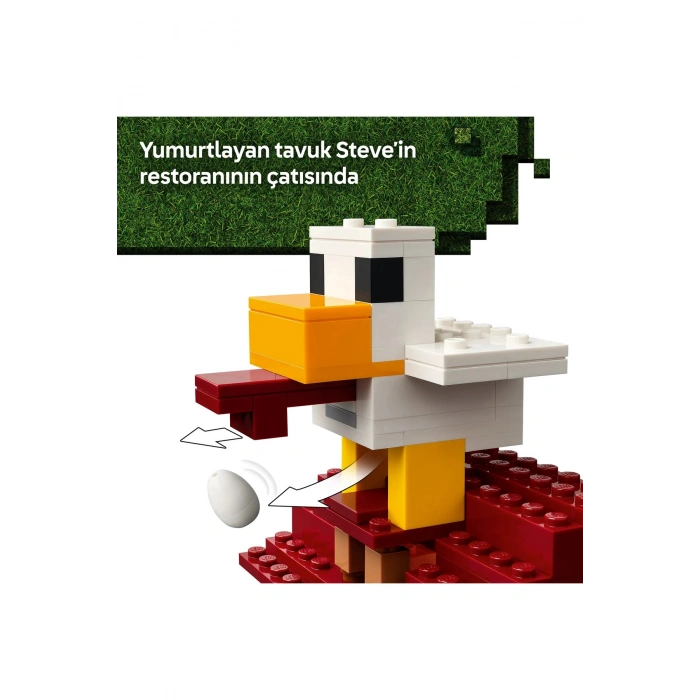® Minecraft® Hortlak Balon Köy Saldırısı 21273 - 10+ Yaratıcı Oyuncak Yapım Seti (555Parça)