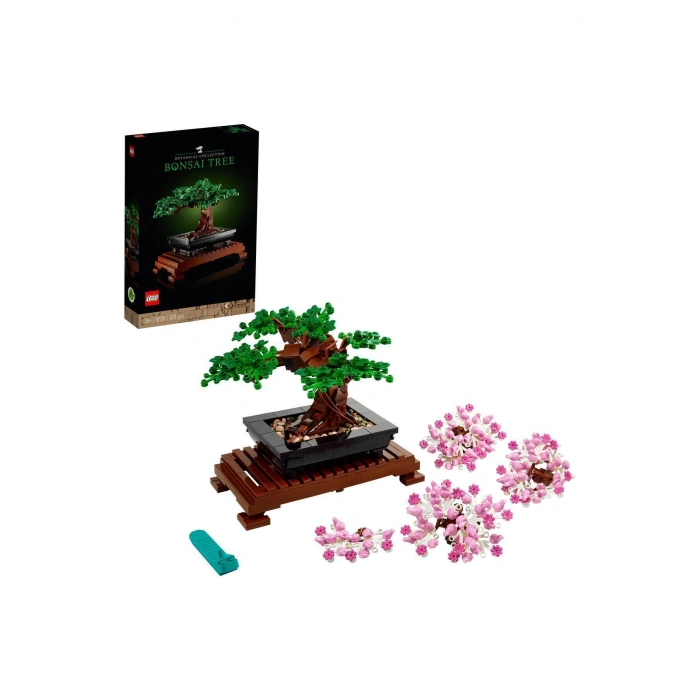 ® Botanicals Bonsai Ağacı 10281 - Yetişkinler için Sergilenebilir Model Yapım Seti (878Parça)
