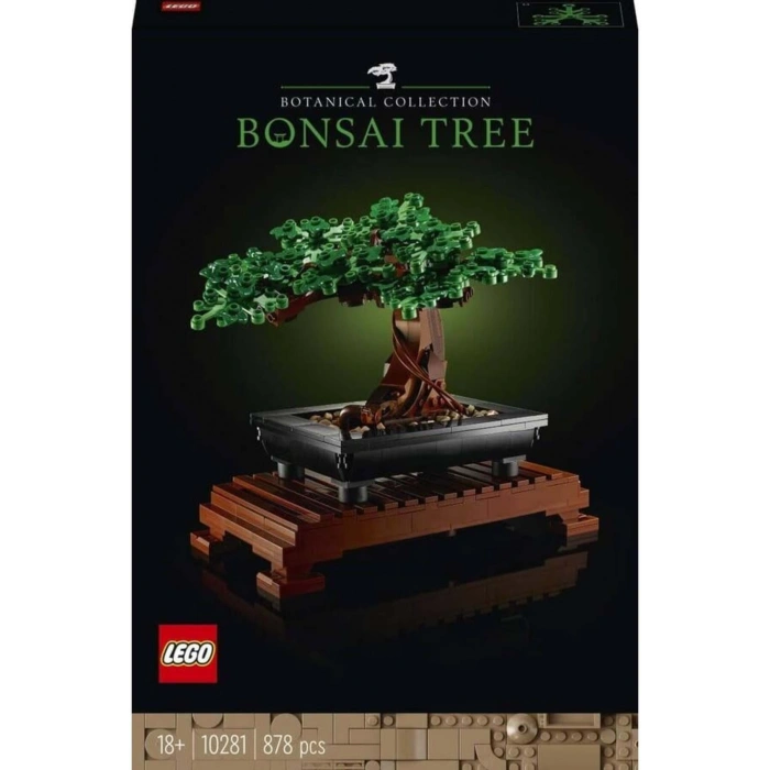 ® Botanicals Bonsai Ağacı 10281 - Yetişkinler için Sergilenebilir Model Yapım Seti (878Parça)