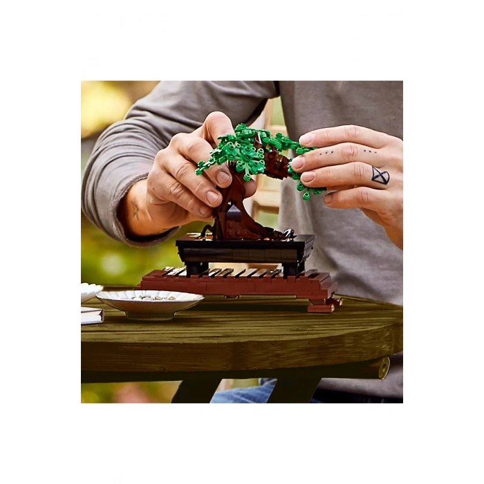 ® Botanicals Bonsai Ağacı 10281 - Yetişkinler için Sergilenebilir Model Yapım Seti (878Parça)