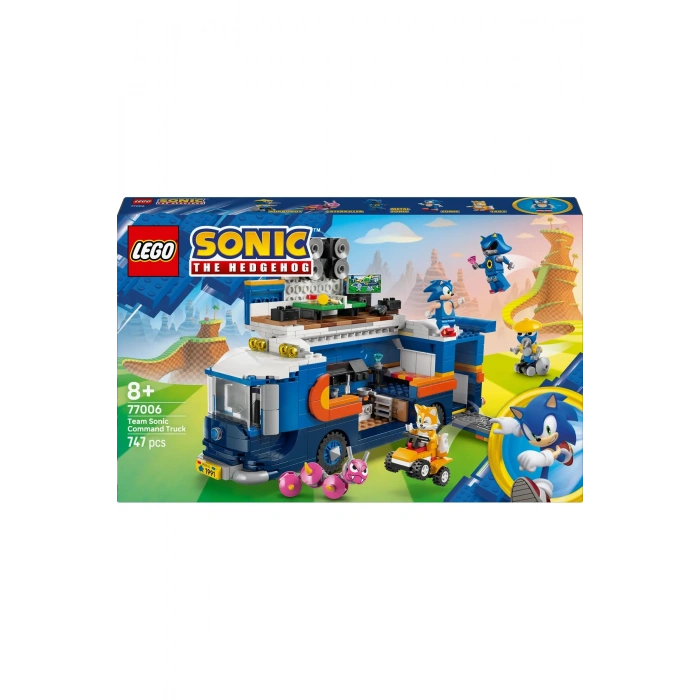 ® Sonic the Hedgehog™ Sonic Takımı Komuta Kamyonu 77006 - 8+ Yaratıcı Oyuncak Yapım Seti (747P)