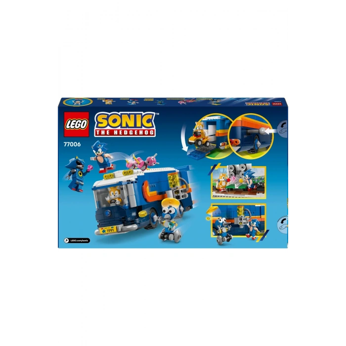 ® Sonic the Hedgehog™ Sonic Takımı Komuta Kamyonu 77006 - 8+ Yaratıcı Oyuncak Yapım Seti (747P)