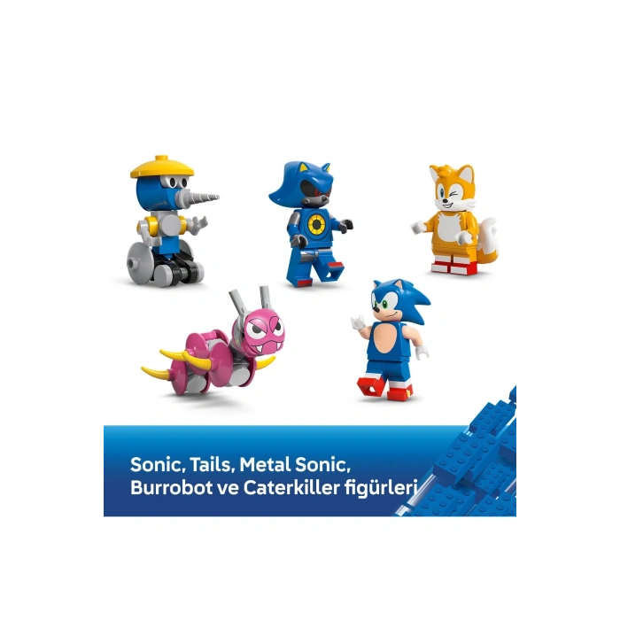 ® Sonic the Hedgehog™ Sonic Takımı Komuta Kamyonu 77006 - 8+ Yaratıcı Oyuncak Yapım Seti (747P)
