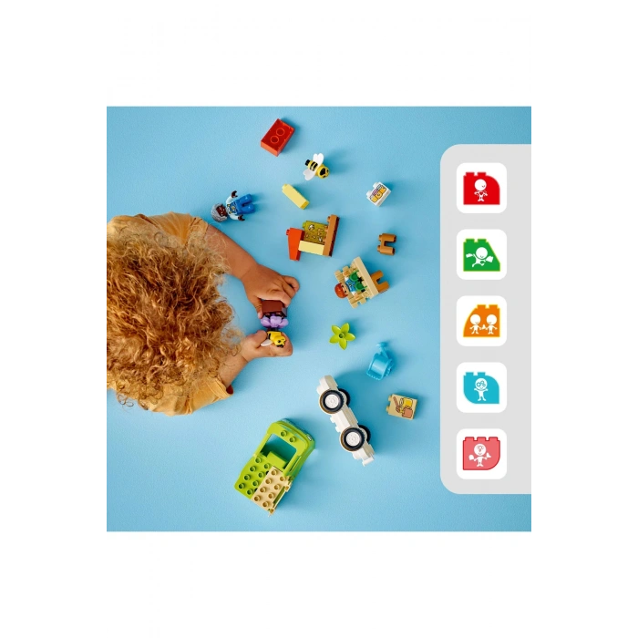 ® DUPLO® Kasabası Arıların ve Arı Kovanlarının Bakımı 10419 - 2+ Eğitici Oyuncak Yapım Seti (22P)
