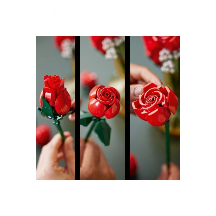 ® Botanicals Gül Buketi 10328 - Yetişkinler için Yaratıcı Çiçek Model Yapım Seti (822P)