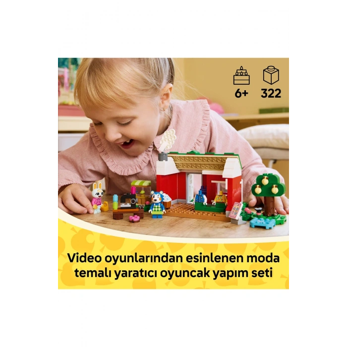 ® Animal Crossing™ Able Sisters Giyim Mağazası 77055 - 6+ Oyuncak Yapım Seti (322Parça)