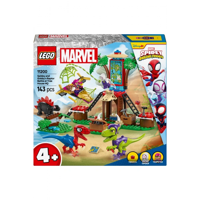 ® Marvel Ağaç Ev Karargahında Spidey ve Gobbynin Raptor Savaşı 11200 - 4+ Oyuncak Seti (143P)