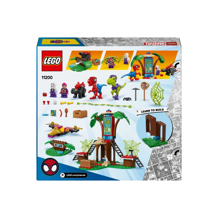 ® Marvel Ağaç Ev Karargahında Spidey ve Gobbynin Raptor Savaşı 11200 - 4+ Oyuncak Seti (143P)