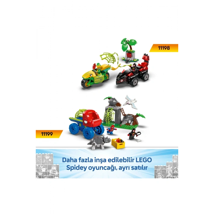 ® Marvel Ağaç Ev Karargahında Spidey ve Gobbynin Raptor Savaşı 11200 - 4+ Oyuncak Seti (143P)