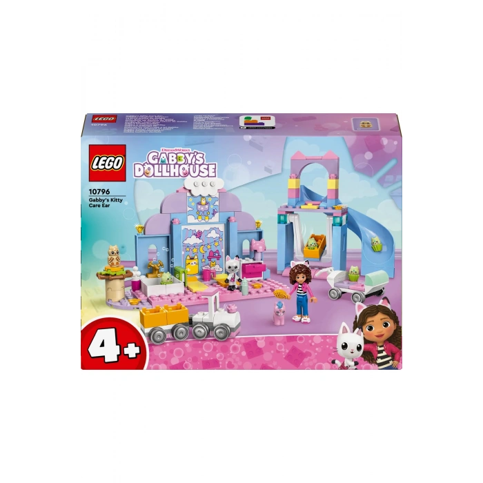 ® Gabby’s Dollhouse Gabby’nin Kedicik Bakım Odası 10796 - 4+ Yaratıcı Oyuncak Yapım Seti (165P)