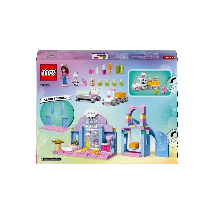 ® Gabby’s Dollhouse Gabby’nin Kedicik Bakım Odası 10796 - 4+ Yaratıcı Oyuncak Yapım Seti (165P)