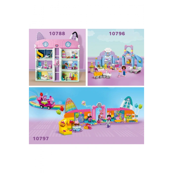 ® Gabby’s Dollhouse Gabby’nin Kedicik Bakım Odası 10796 - 4+ Yaratıcı Oyuncak Yapım Seti (165P)