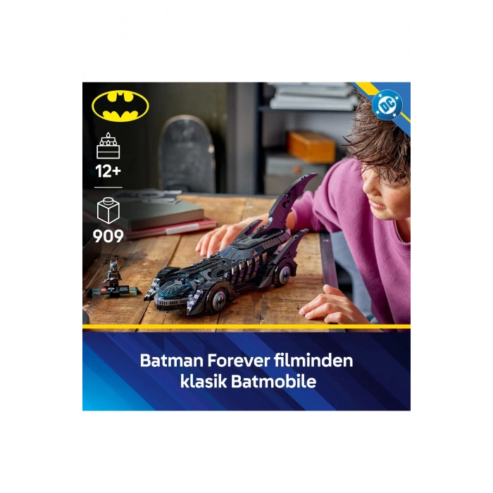 ® DC Batman™: Batman Forever™ Batmobile™ 76304 - 12+ için Dekoratif Oyuncak Yapım Seti (909P)