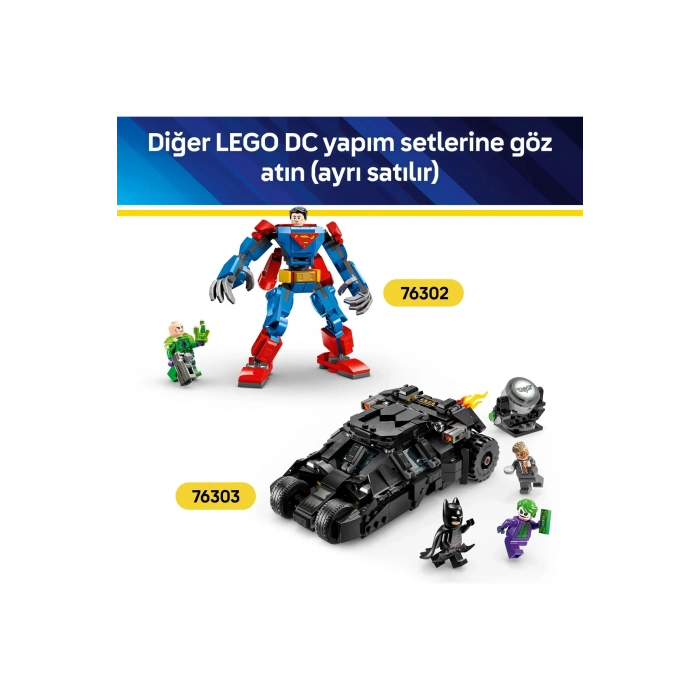 ® DC Batman™: Batman Forever™ Batmobile™ 76304 - 12+ için Dekoratif Oyuncak Yapım Seti (909P)