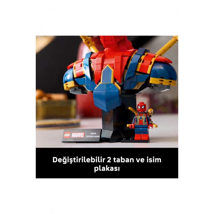 ® ǀ Marvel Iron Örümcek Adam Büstü 76326 - Yetişkinler için Koleksiyonluk Model Yapım Seti (379P)