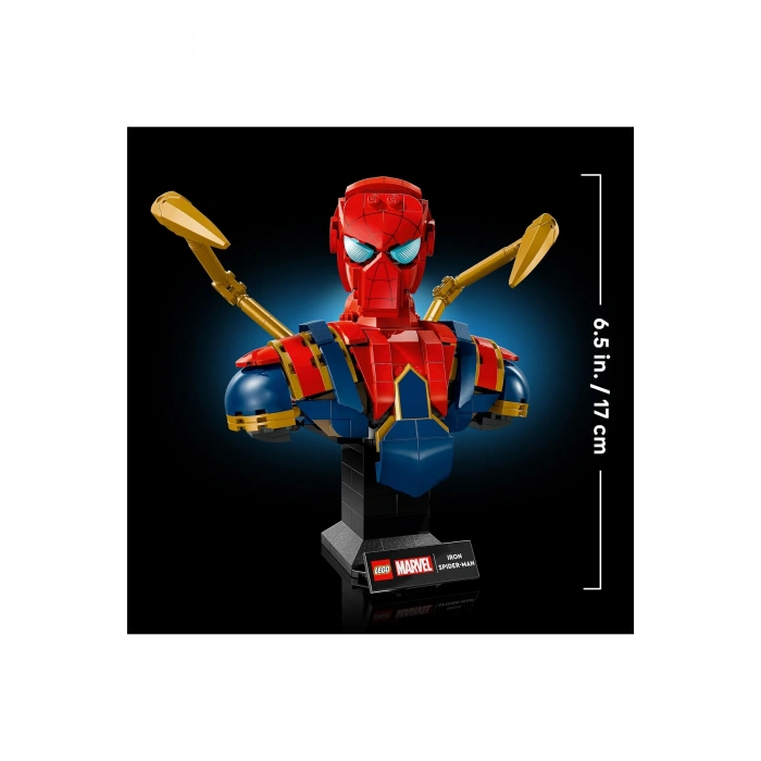 ® ǀ Marvel Iron Örümcek Adam Büstü 76326 - Yetişkinler için Koleksiyonluk Model Yapım Seti (379P)