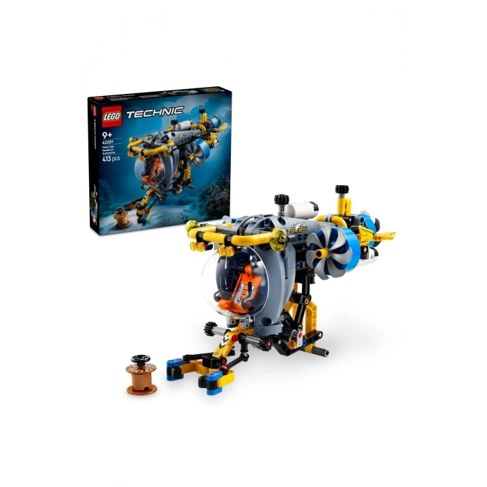 ® Technic Derin Deniz Araştırma Denizaltısı 42201 - 9+ Çocuklar için Oyuncak Yapım Seti (413P)