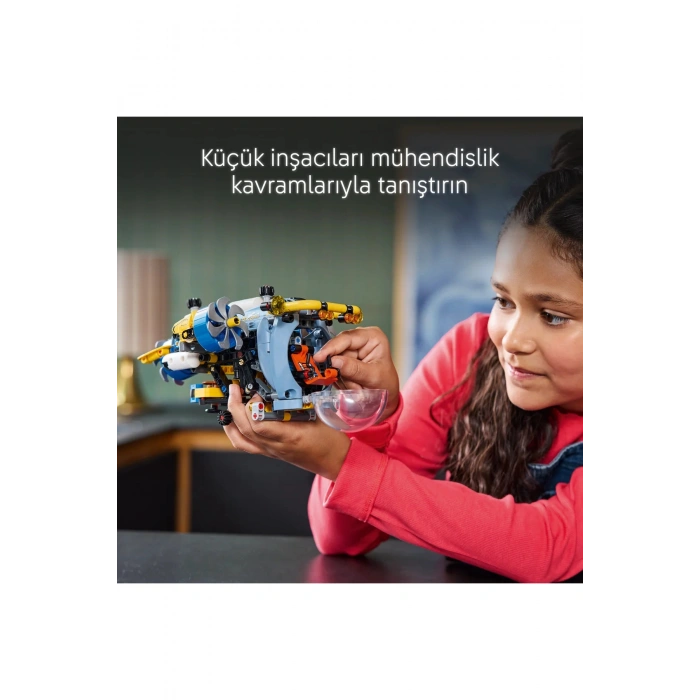 ® Technic Derin Deniz Araştırma Denizaltısı 42201 - 9+ Çocuklar için Oyuncak Yapım Seti (413P)