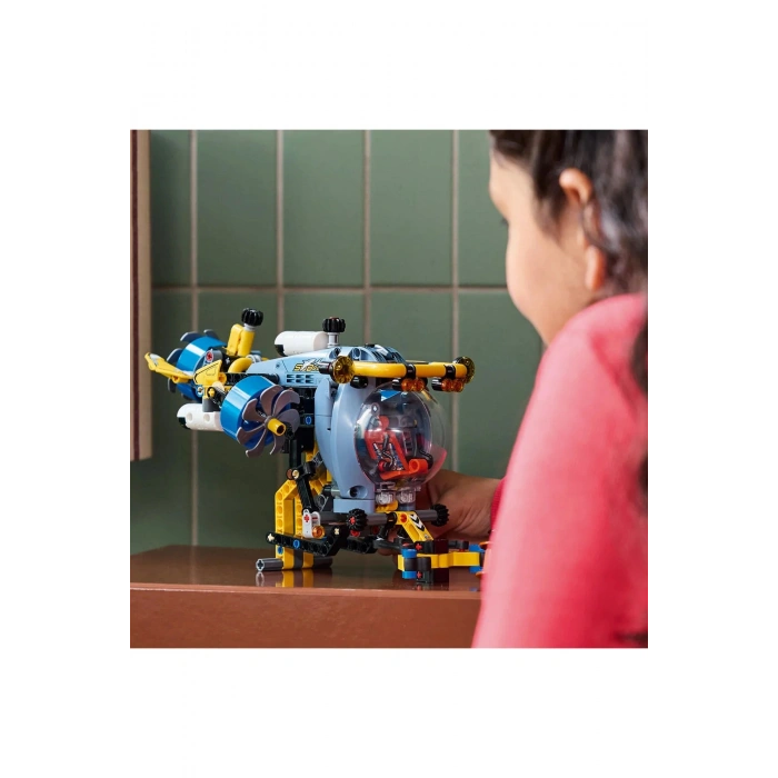 ® Technic Derin Deniz Araştırma Denizaltısı 42201 - 9+ Çocuklar için Oyuncak Yapım Seti (413P)