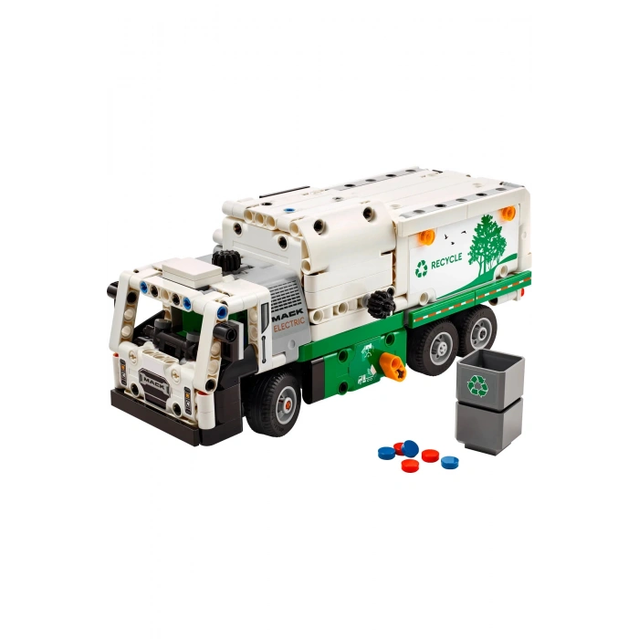 ® Technic Mack® LR Electric Çöp Kamyonu 42167 - 8+ Çocuklar için Oyuncak Model Yapım Seti (503P)