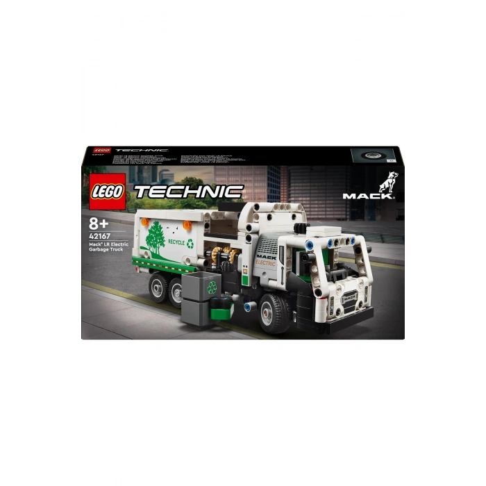 ® Technic Mack® LR Electric Çöp Kamyonu 42167 - 8+ Çocuklar için Oyuncak Model Yapım Seti (503P)