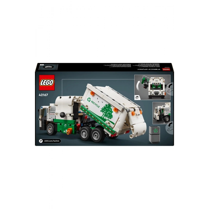 ® Technic Mack® LR Electric Çöp Kamyonu 42167 - 8+ Çocuklar için Oyuncak Model Yapım Seti (503P)