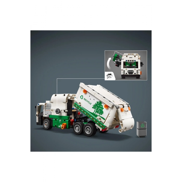 ® Technic Mack® LR Electric Çöp Kamyonu 42167 - 8+ Çocuklar için Oyuncak Model Yapım Seti (503P)